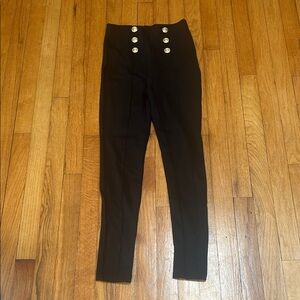Zara Black Waistband Pants (Leggings)